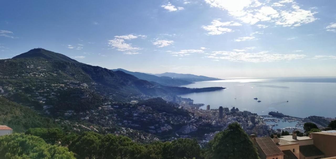 Villa With Unique & Breathtaking View Over Sea, Monte-Carlo, Italy & Alps La Turbie Exterior foto
