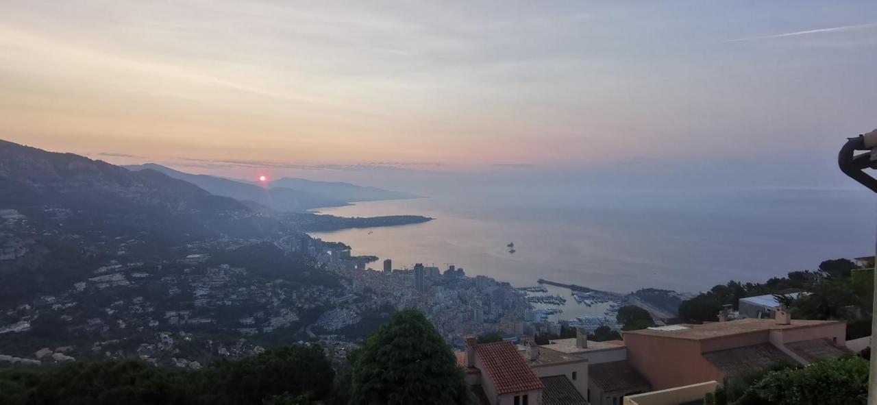 Villa With Unique & Breathtaking View Over Sea, Monte-Carlo, Italy & Alps La Turbie Exterior foto